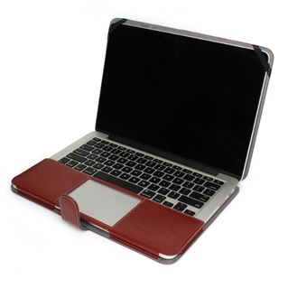  Voor MacBook Air 13.3 inch - Laptoptas - Laptophoes - Bruin