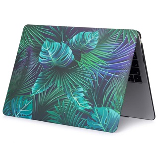 Macbook Case Laptop Cover voor New MacBook Air 2018 13 inch (A1932) - Tropische Bladeren