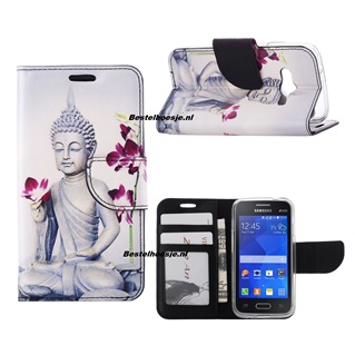 Hoesje voor Samsung Galaxy Grand Prime G530 - Book Case Boeddha