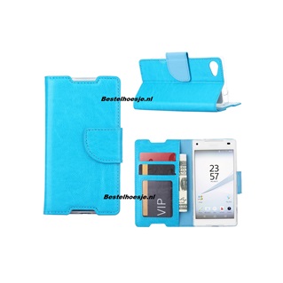 Hoesje voor Sony Xperia Z5 Compact - Book Case Turquoise