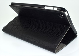 Premium Tablet Hoes voor Apple iPad Pro 9,7 inch - 360° draaibaar - Croco Print - Zwart