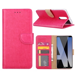 Xssive Hoesje voor Huawei Mate 10 Lite - Book Case - Geschikt voor 3 pasjes - Pink