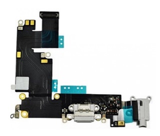 Laad Connector/Microfoon Flex Kabel - Wit - Geschikt voor iPhone 6 Plus