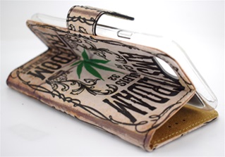 Hoesje voor Apple iPhone 6 Plus/6S Plus - Book Case - Amsterdam Cannabis