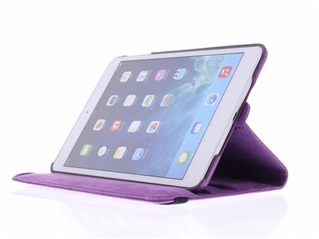 Tablethoes voor Apple iPad Mini 4 - 360° draaibaar - Paars