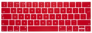 Toetsenbord Cover voor New Macbook met Touch Bar 13/15 inch - Siliconen - Rood