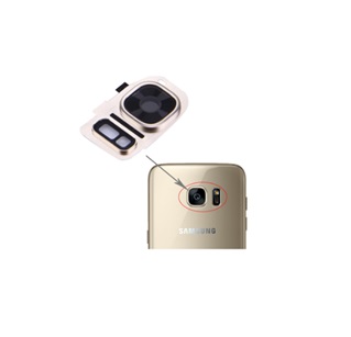 Samsung Galaxy S7 SM-G930 - Camera Lens met Frame - Goud