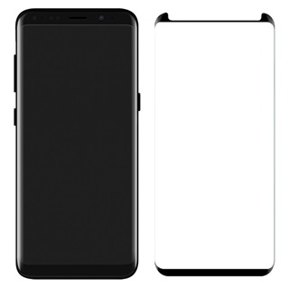 Full Cover Glasfolie voor Samsung Galaxy S8 Plus - Tempered Glass - Zwart