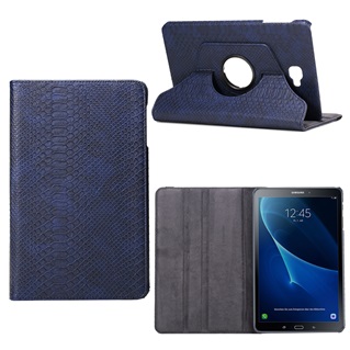 Tablet hoes voor Samsung Galaxy Tab A 7 inch T280 - Schubben Print - Donker Blauw