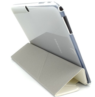 Tablethoes voor Apple iPad Air - multi vouwbaar stand - wit