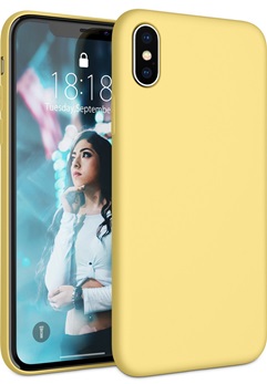Matte Hoesje voor Samsung Galaxy S8 Plus G955 - Back Cover - TPU - Geel