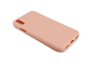 Matte Hoesje voor Apple iPhone X - Back Cover - TPU - Licht Roze