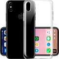 Hoesje voor Apple iPhone X - Back Cover - TPU - Transparant
