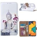 Hoesje voor Samsung Galaxy A30 A305 - Book Case - Boeddha
