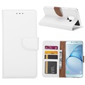 Hoesje voor Samsung Galaxy A8 2018 - Book Case - geschikt voor 3 pasjes - Wit