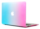 Macbook Case voor Macbook Air 13.3 inch model A1466/A1369 - Regenboog Blauw Pink