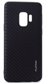 Platina - Hard Back Cover Case voor Samsung Galaxy S9+ - Carbon Print - Zwart