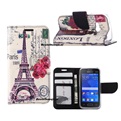 Hoesje voor Samsung Galaxy Grand Prime G530 - Book Case Eiffeltoren Big Ben