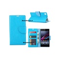 Hoesje voor Sony Xperia Z1 - Book Case Turquoise