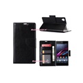 Hoesje voor Sony Xperia Z1 - Book Case Zwart