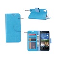Hoesje Voor HTC Desire 626 Boek Hoesje Book Case Turquoise
