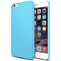 Hoesje voor Apple iPhone 6 Plus/6S Plus - Effen Kleur - Licht Blauw