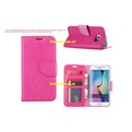 Hoesje Voor Samsung Galaxy S6 Edge Plus G928 - Book Case Pink