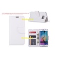 Hoesje voor Samsung Galaxy S6 G920 Boek Hoesje Book Case Wit