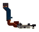 Laad Connector/Microfoon Flex Kabel Wit - Geschikt voor iPhone 4S