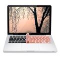 Toetsenbord Cover voor MacBook Air 11 inch - Siliconen - Rosé Goud - NL indeling