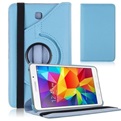 Tablethoes voor Samsung Galaxy Tab 4 8 inch T337 - 360° draaibaar - Licht Blauw