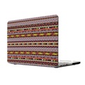 Macbook Cover voor Macbook Pro Retina 15.4 inch - HardCover - Azteken Print Rood