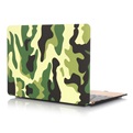 Macbook Cover voor Macbook Pro Retina 15.4 inch - HardCover - Camouflage Legerprint Groen