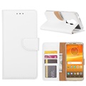 Hoesje voor Motorola Moto E5 Plus - Book Case - geschikt voor 3 pasjes - Wit