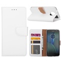 Hoesje voor Motorola Moto G5S Plus Book Case - geschikt voor 3 pasjes - Wit