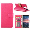Hoesje voor Nokia 8 Sirocco - Book Case - geschikt voor 3 pasjes - Pink