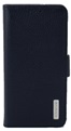 Premium Hoesje voor Samsung Galaxy S5 of S5 Neo - Book Case -  Ruw Leer Leren Lederen - geschikt voor pasjes -  Zwart