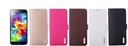Premium Leer  Hoesje Book - Wallet Case Boek Hoesje voor Samsung Galaxy S5 G900 /S5 Neo G903 Pink