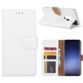 Hoesje voor Samsung Galaxy S9 Plus - Book Case - geschikt voor 3 pasjes - Wit