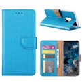 Hoesje voor Samsung Galaxy S9 - Book Case - geschikt voor 3 pasjes - Turquoise