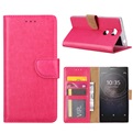 Hoesje voor Sony Xperia L2 - Book Case - geschikt voor 3 pasjes - Pink
