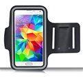 Universele Sport Armband maat XL voor smartphones 5 inch o.a. Samsung Galaxy S5 Zwart