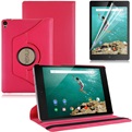 Tablethoes voor HTC Nexus 9 - 360° draaibaar - Hot Pink