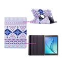 Tablethoes voor Samsung Galaxy Tab A 9,7 inch T550 - 360° draaibaar - Azteken Pink