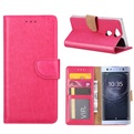 Hoesje voor Sony Xperia XA2 - Book Case - geschikt voor 3 pasjes - Pink