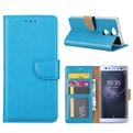 Hoesje voor Sony Xperia XA2 - Book Case - geschikt voor 3 pasjes - Turquoise