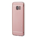 Xssive Back Case voor Samsung Galaxy S6 Edge Plus - Effen Kleur - Rose Goud