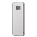 Xssive Back Case voor Samsung Galaxy S6 Edge Plus - Effen Kleur - Zilver