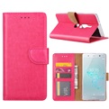 Hoesje voor Sony Xperia XZ2 Premium - Book Case - geschikt voor 3 pasjes - Pink