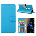 Hoesje voor Sony Xperia XZ2 - Book Case - geschikt voor 3 pasjes - Turquoise